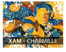 Xam présente sa série de peinture « Charmille »